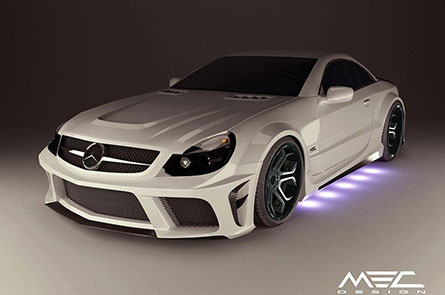 ش Benz SL R230 MEC Design Widebody