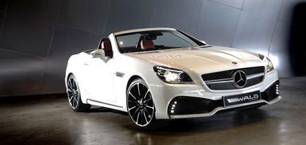 ش Mercedes Benz SLK R172 WALD Black Bison