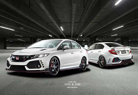 ش ͺѹ Honda Civic FB 2012 ç Type R19