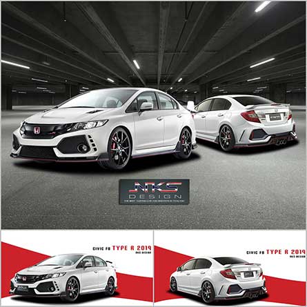 ش ͺѹ Honda Civic FB 2012 ç Type R19