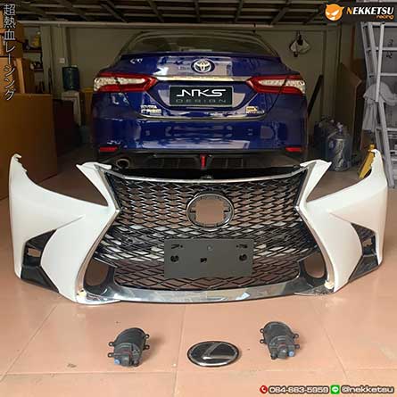 ชุดแต่งสเกิร์ตรอบคันรถ Lexus IS250 ปี 06-12 เปลี่ยนหน้าเป็น 2021