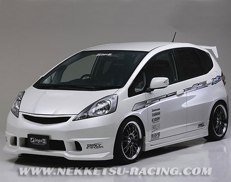 ชุดแต่งสเกิร์ต สปอยเลอร์รถแจ๊ส Honda Jazz 08-10 GE ทรง ings1 (ABS) ภาพประกอบสินค้า