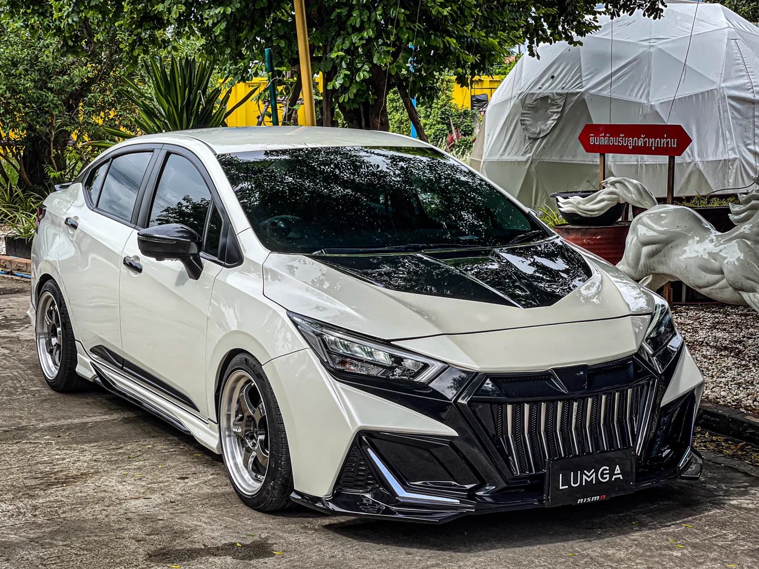 กันชนหน้า Nissan Almera 2020 Lumga AMT