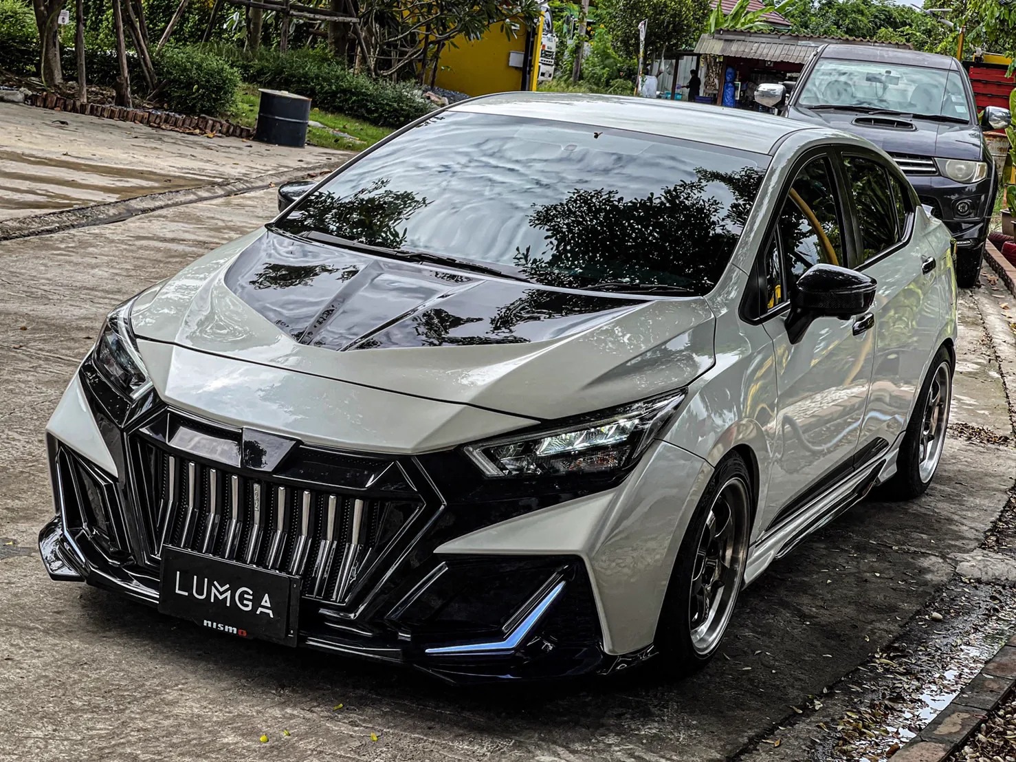 กันชนหน้า Nissan Almera 2020 Lumga AMT