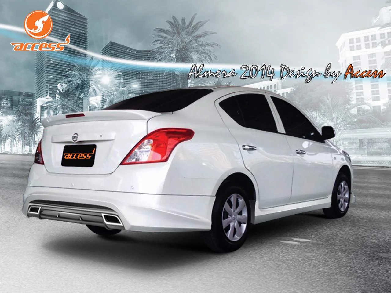 ชุดแต่ง Nissan Almera 2014 bodykits โดย อโมติส
