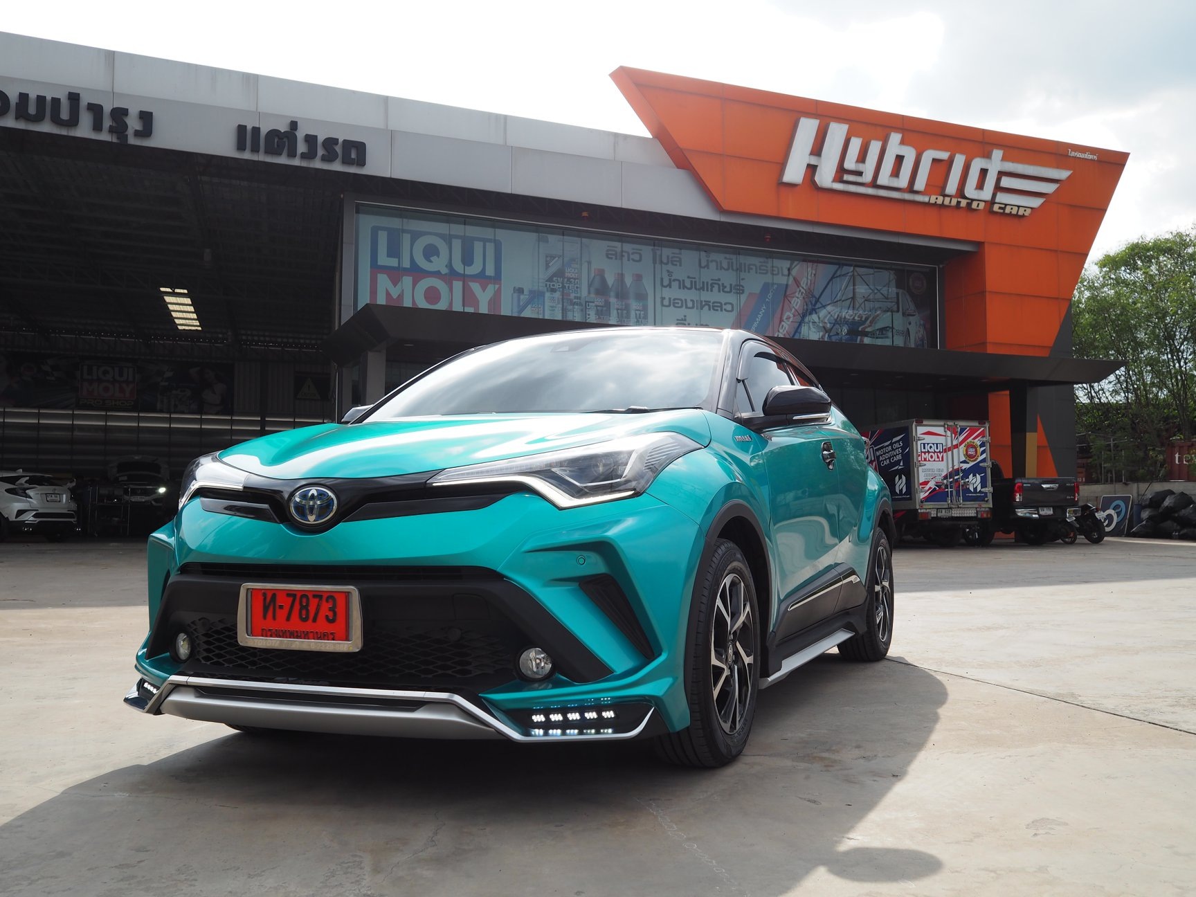 ชุดแต่งสเกิร์ตรอบคัน สปอยเลอร์รถ Toyota CHR 2018 ทรง TiThum พลาสติก — ภาพสินค้าและรายละเอียดชุดแต่ง