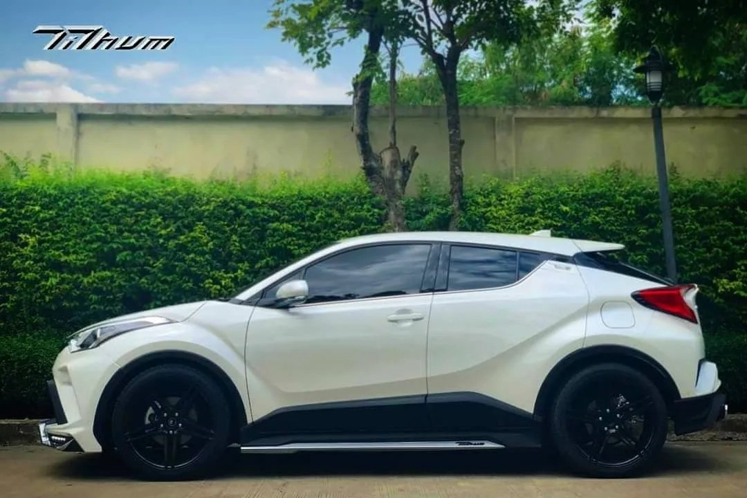 ชุดแต่งสเกิร์ตรอบคัน สปอยเลอร์รถ Toyota CHR 2018 ทรง TiThum พลาสติก — ภาพสินค้าและรายละเอียดชุดแต่ง