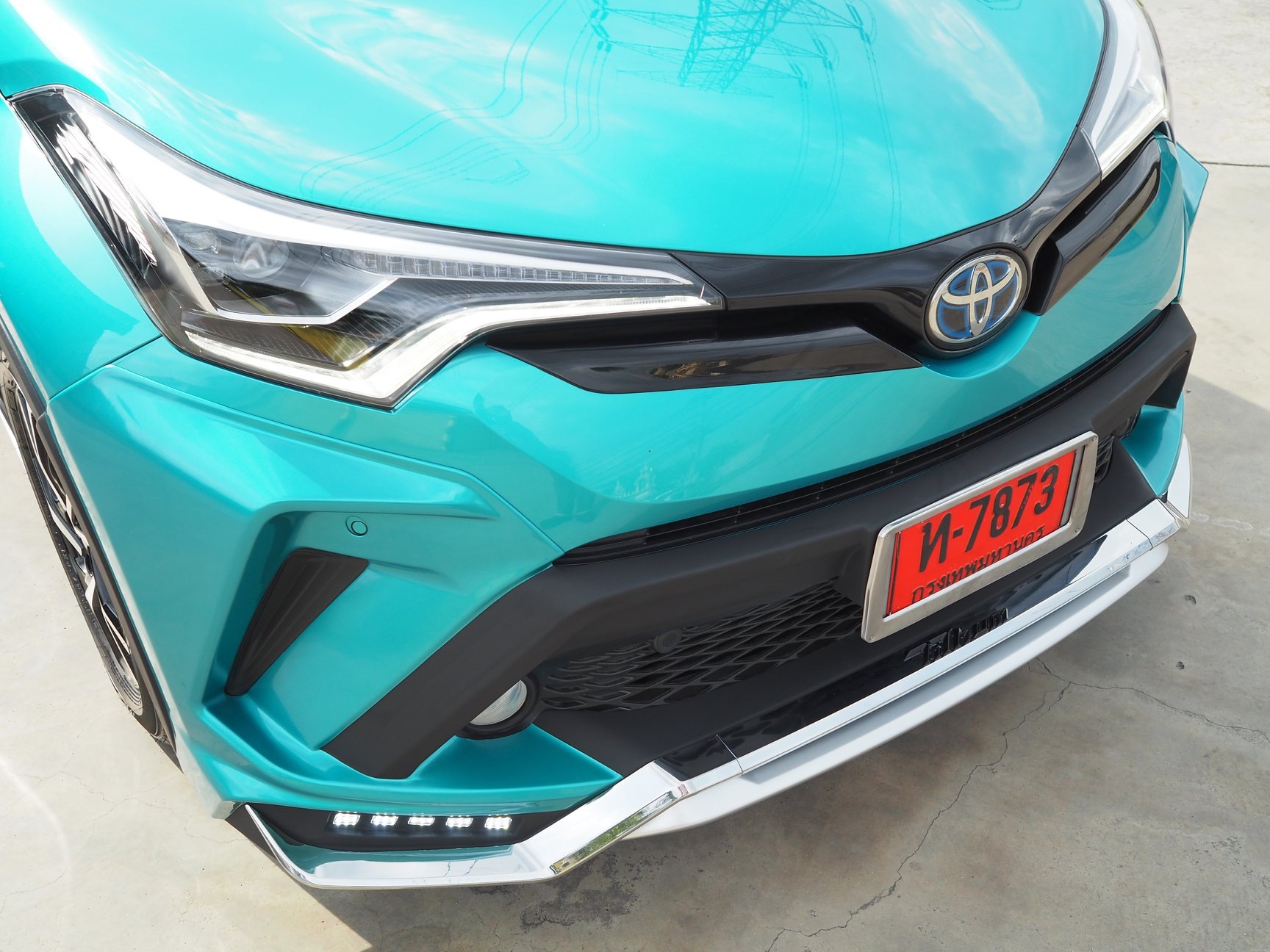 ชุดแต่งสเกิร์ตรอบคัน สปอยเลอร์รถ Toyota CHR 2018 ทรง TiThum พลาสติก — ภาพสินค้าและรายละเอียดชุดแต่ง