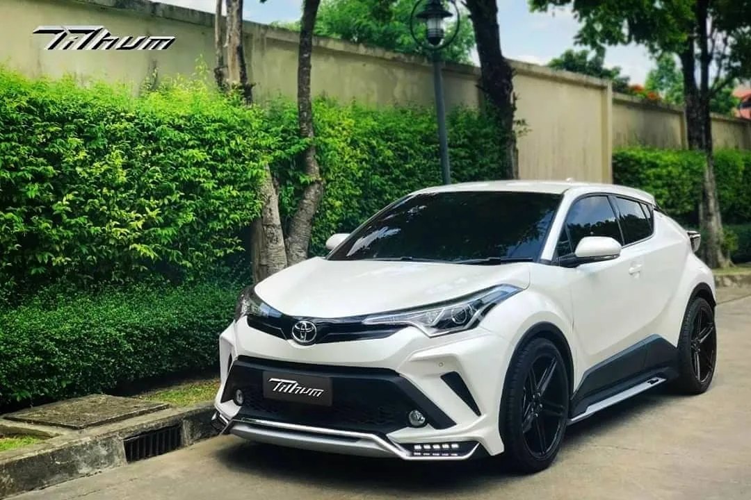 ชุดแต่งสเกิร์ตรอบคัน สปอยเลอร์รถ Toyota CHR 2018 ทรง TiThum พลาสติก — ภาพสินค้าและรายละเอียดชุดแต่ง