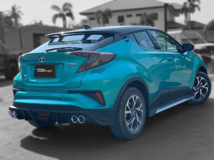 ชุดแต่งสเกิร์ตรอบคัน สปอยเลอร์รถ Toyota CHR 2018 ทรง TiThum พลาสติก — ภาพสินค้าและรายละเอียดชุดแต่ง