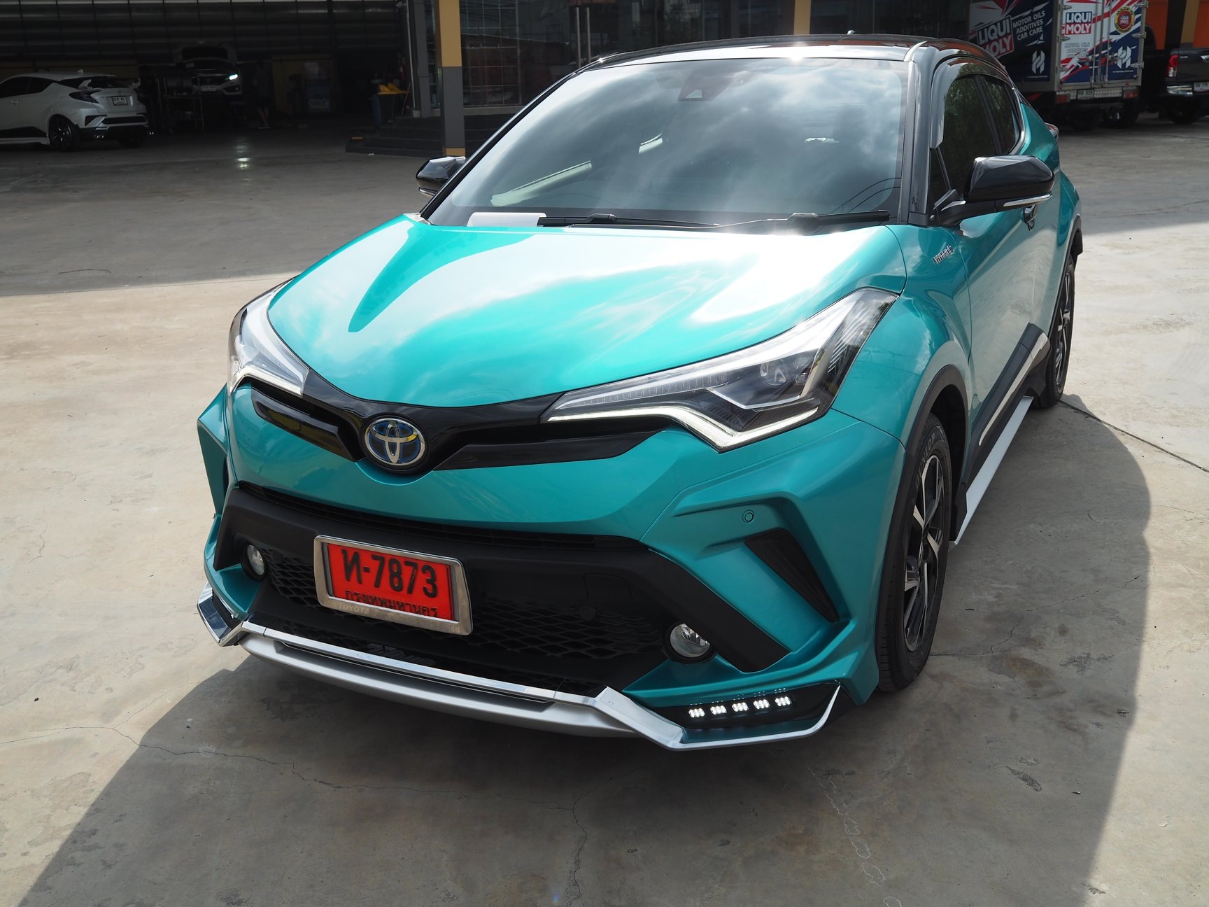 ชุดแต่งสเกิร์ตรอบคัน สปอยเลอร์รถ Toyota CHR 2018 ทรง TiThum พลาสติก — ภาพสินค้าและรายละเอียดชุดแต่ง
