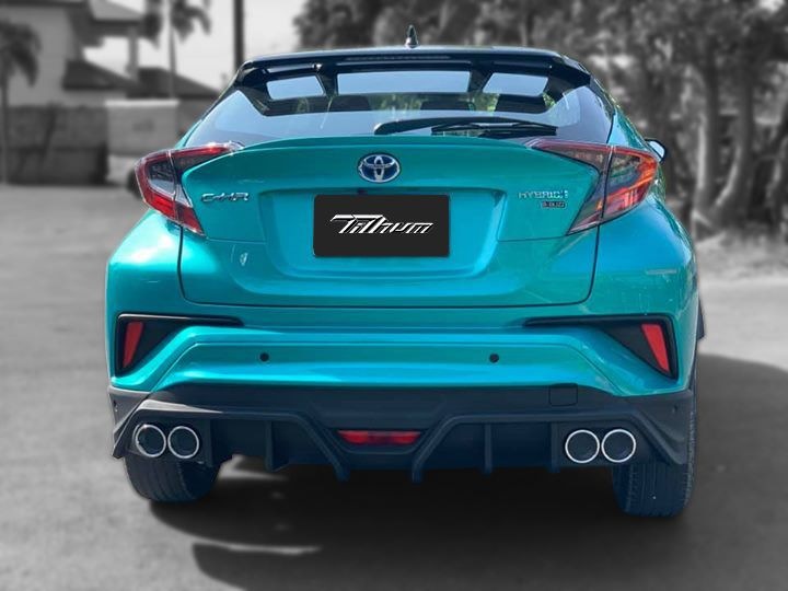 ชุดแต่งสเกิร์ตรอบคัน สปอยเลอร์รถ Toyota CHR 2018 ทรง TiThum พลาสติก — ภาพสินค้าและรายละเอียดชุดแต่ง
