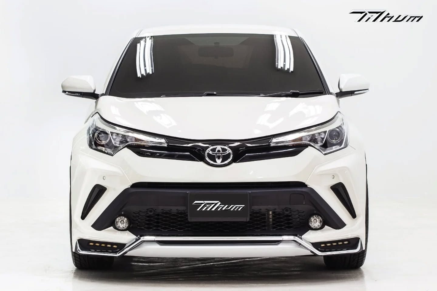 ชุดแต่งสเกิร์ตรอบคัน สปอยเลอร์รถ Toyota CHR 2018 ทรง TiThum พลาสติก — ภาพสินค้าและรายละเอียดชุดแต่ง