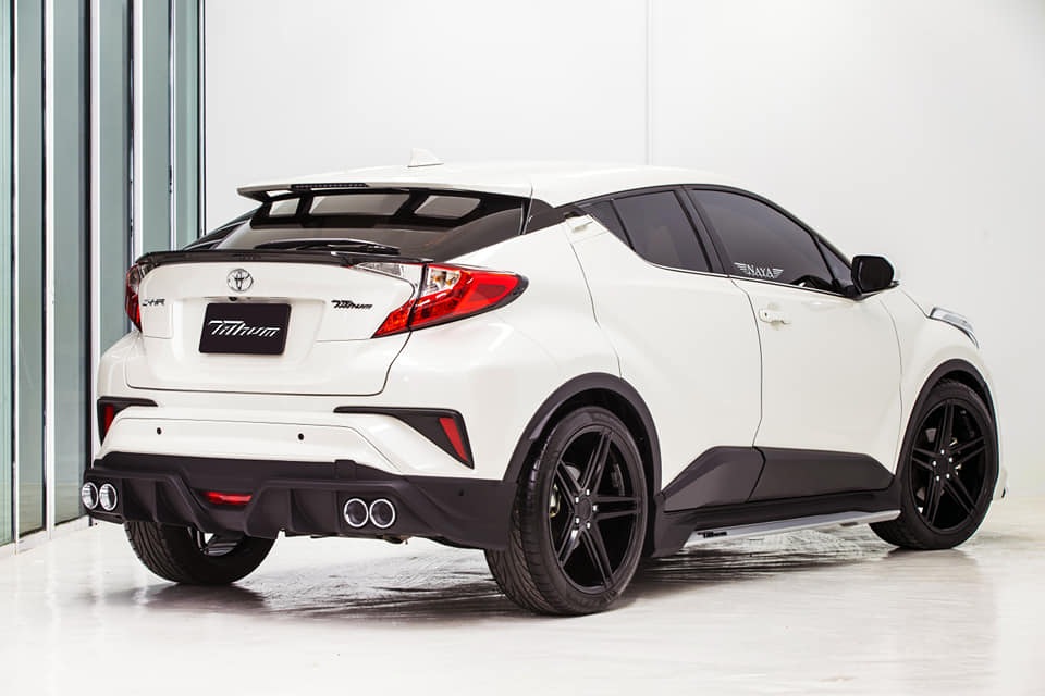 ชุดแต่งสเกิร์ตรอบคัน สปอยเลอร์รถ Toyota CHR 2018 ทรง TiThum พลาสติก — ภาพสินค้าและรายละเอียดชุดแต่ง