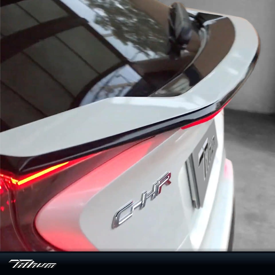 ชุดแต่งสเกิร์ตรอบคัน สปอยเลอร์รถ Toyota CHR 2018 ทรง TiThum พลาสติก — ภาพสินค้าและรายละเอียดชุดแต่ง