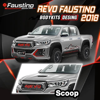 Revo 2018 พร้อมภาพขยายจมูกฝากระโปรงเหนือกระจังหน้า