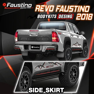 Revo 2018 พร้อมภาพขยายซุ้มล้อและกาบด้านข้างสีเข้ม