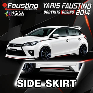 Yaris Faustino พร้อมภาพขยายสเกิร์ตข้างเส้นยาวใต้ประตู