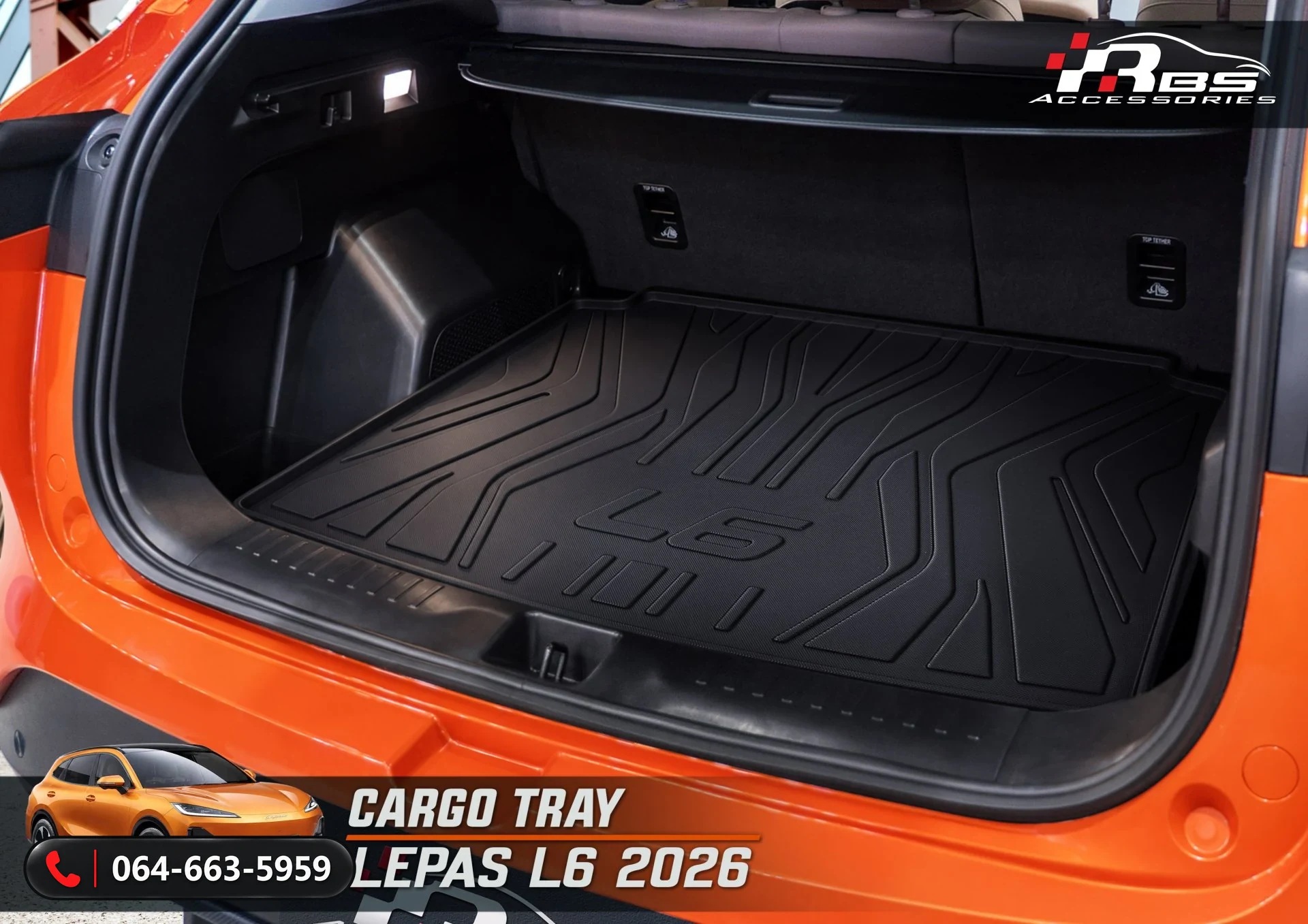 ถาดรองท้ายรถ LEPAS L6 RBS