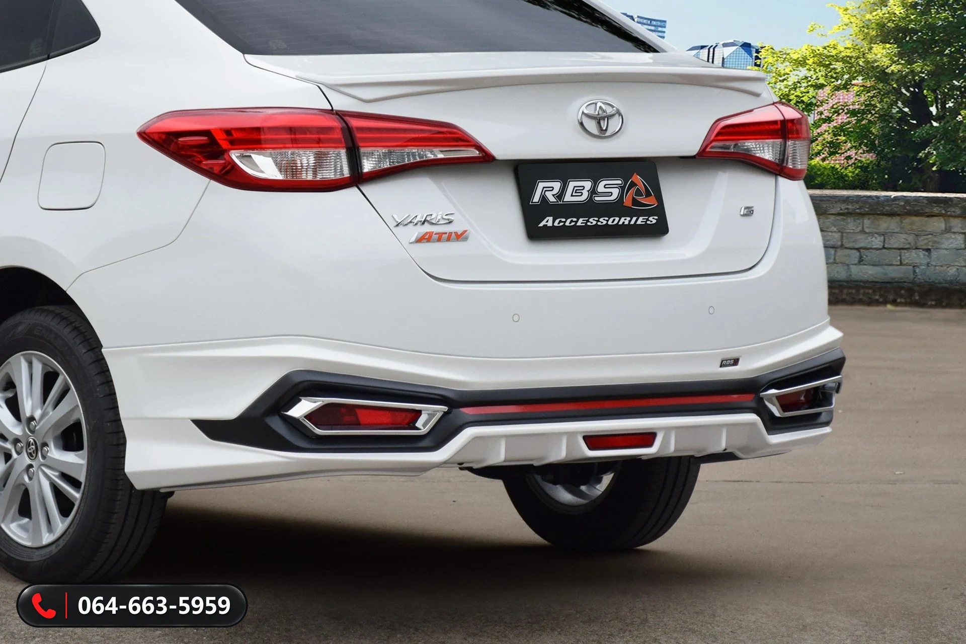 ชุดแต่ง Toyota Yaris ATIV 2017 RBS รุ่น 4 ประตู