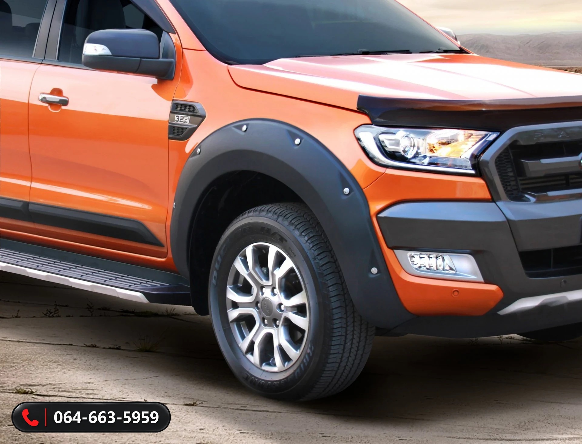 คิ้วล้อ Ford Ranger 2015 RBS