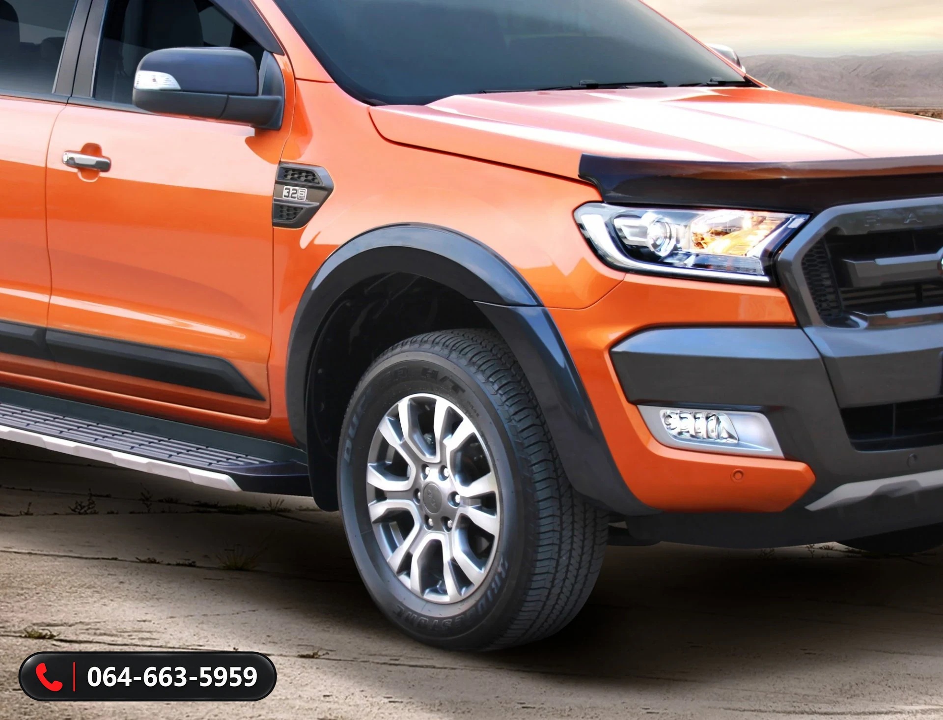 คิ้วล้อ Ford Ranger 2015 RBS
