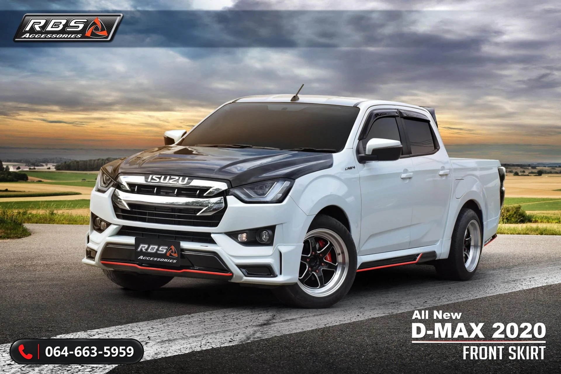 ชุดแต่งรอบคัน Isuzu D-MAX 2020 CAB4 รุ่นเตี้ย RBS