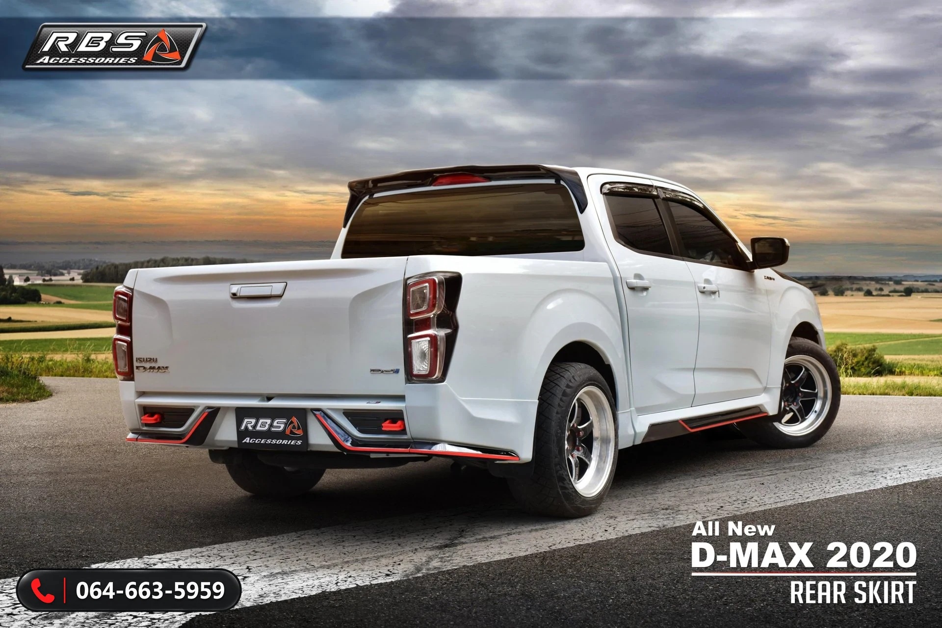 ชุดแต่งรอบคัน Isuzu D-MAX 2020 CAB4 รุ่นเตี้ย RBS