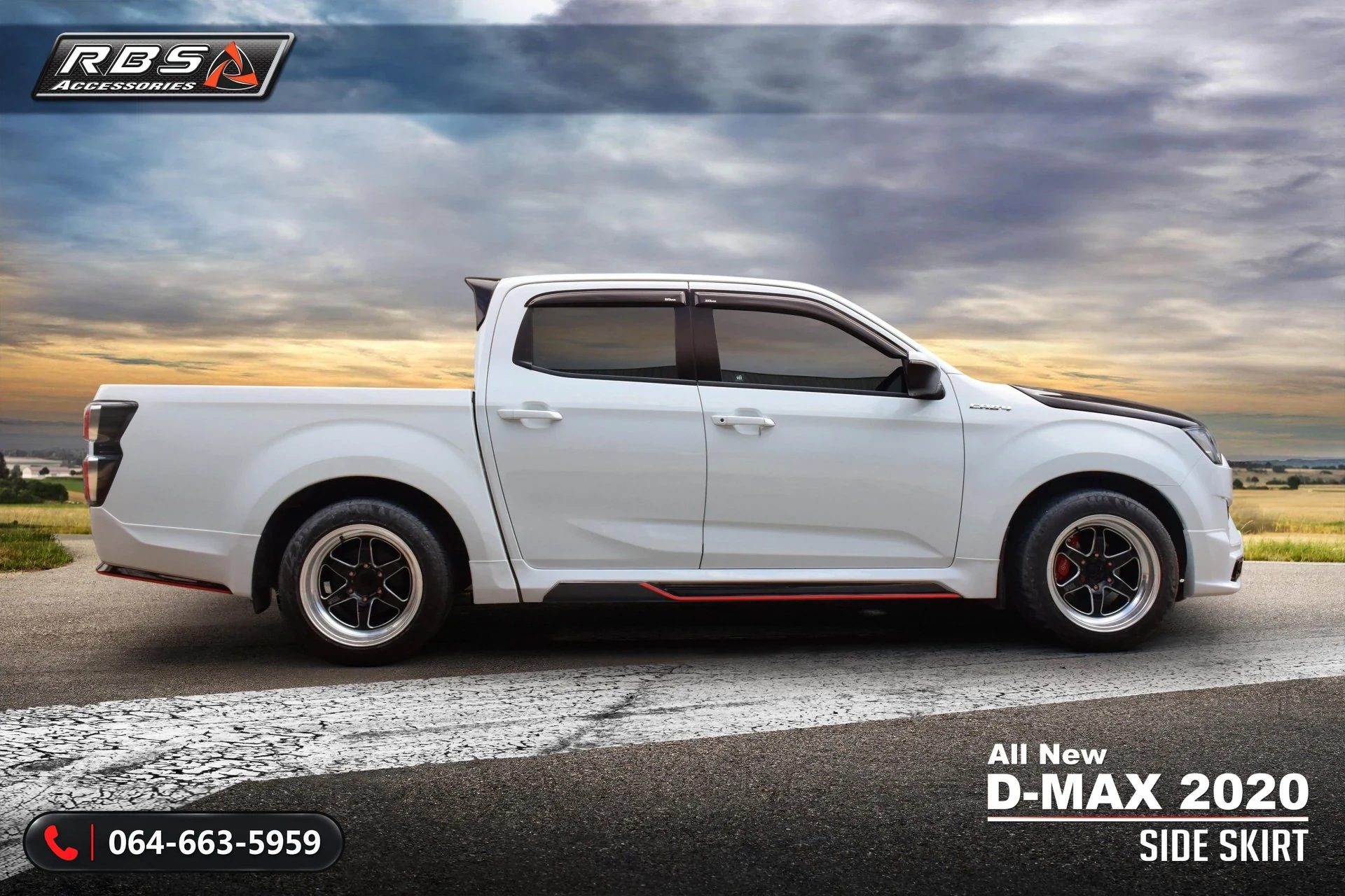ชุดแต่งรอบคัน Isuzu D-MAX 2020 CAB4 รุ่นเตี้ย RBS