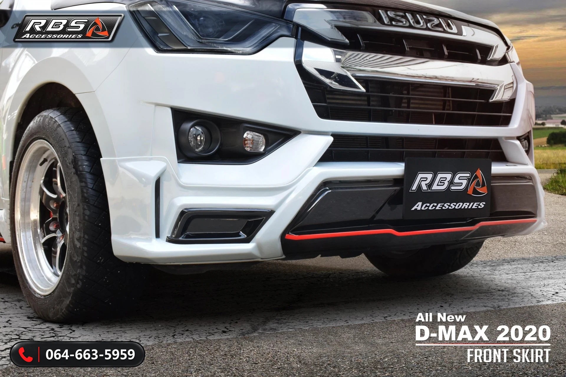 ชุดแต่งรอบคัน Isuzu D-MAX 2020 CAB4 รุ่นเตี้ย RBS
