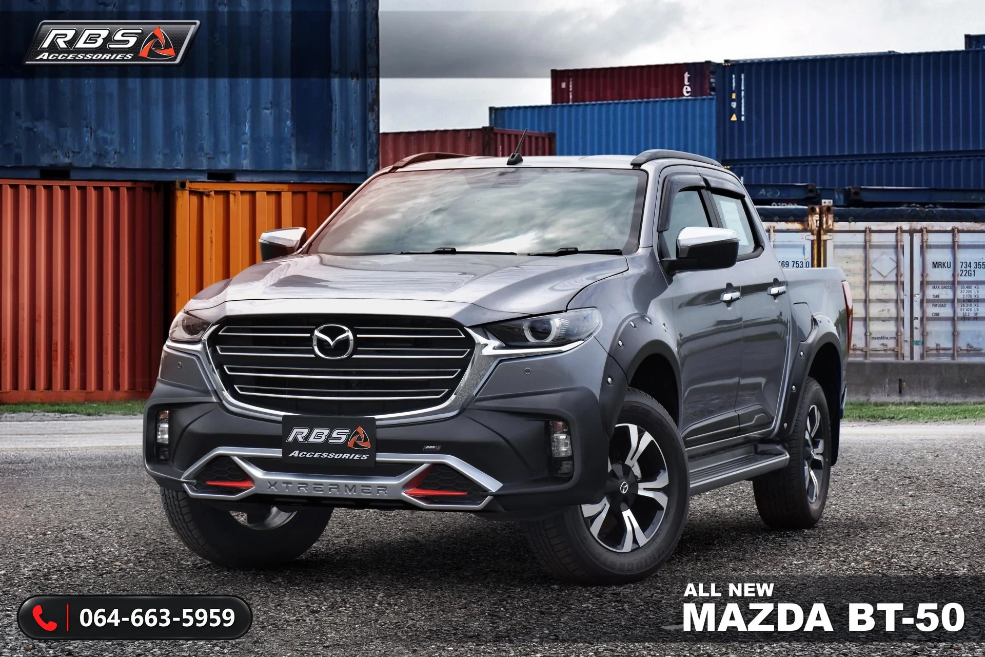 ชุดแต่ง Mazda BT-50 2021 Hi-Racer RBS รุ่นยกสูง