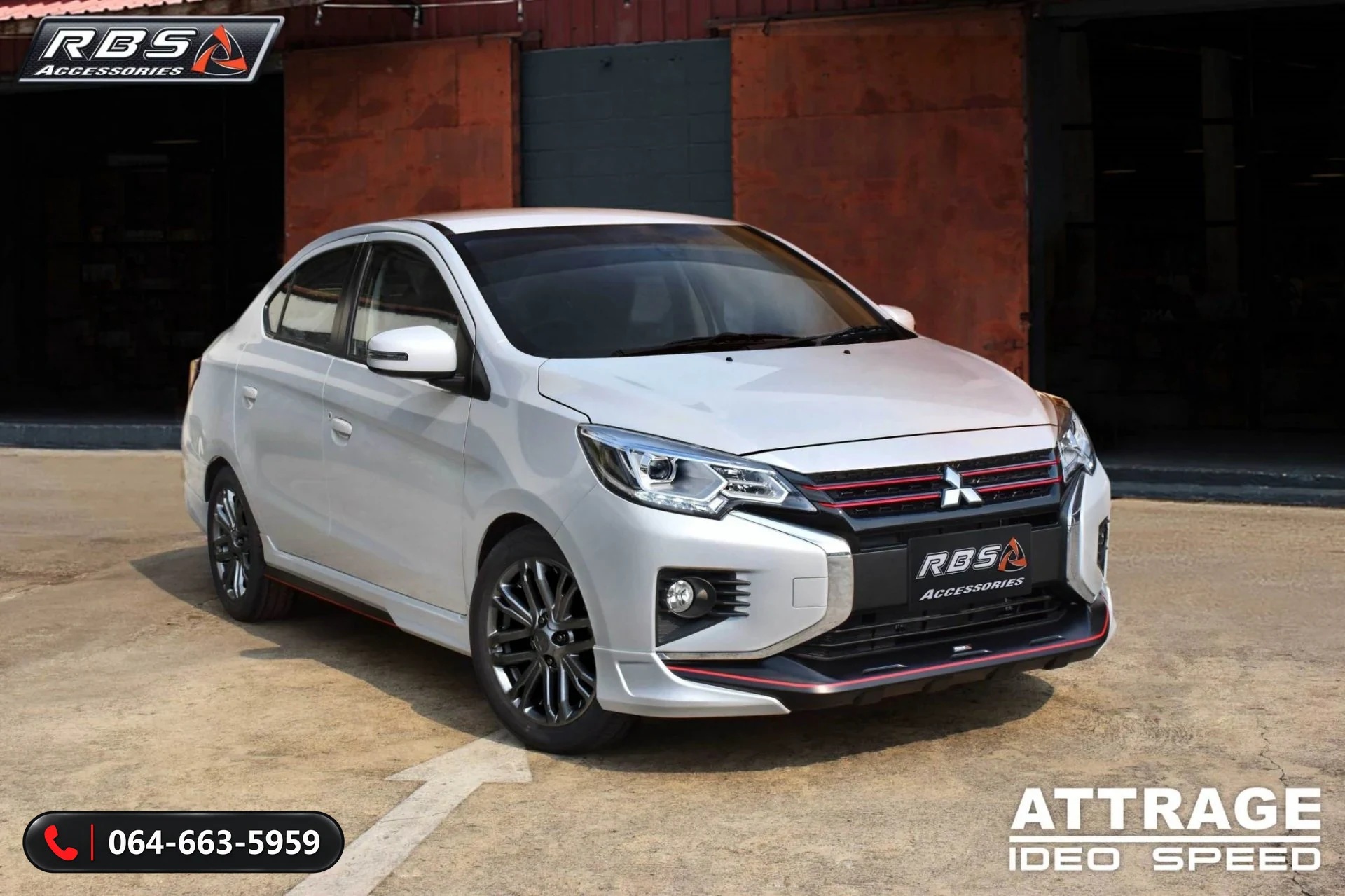 ชุดแต่งรอบคัน Mitsubishi Attrage 2020 IDEO Speed RBS