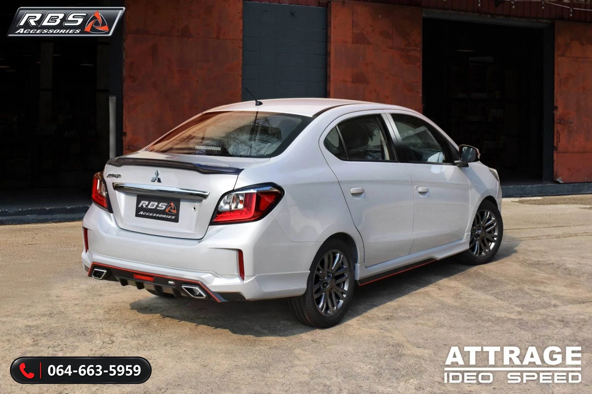 ชุดแต่งรอบคัน Mitsubishi Attrage 2020 IDEO Speed RBS