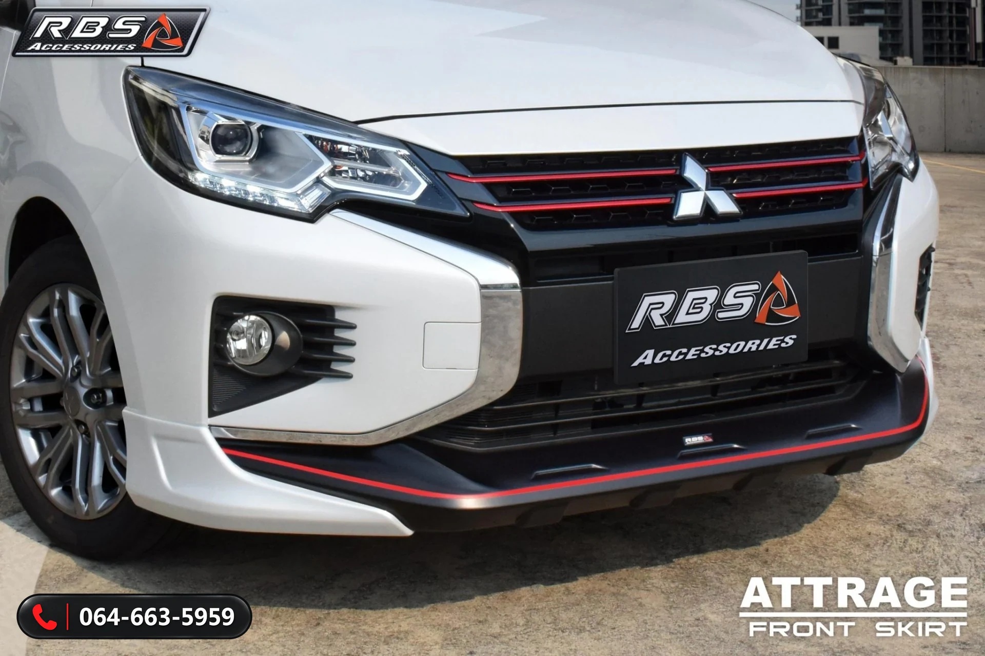 ชุดแต่งรอบคัน Mitsubishi Attrage 2020 IDEO Speed RBS