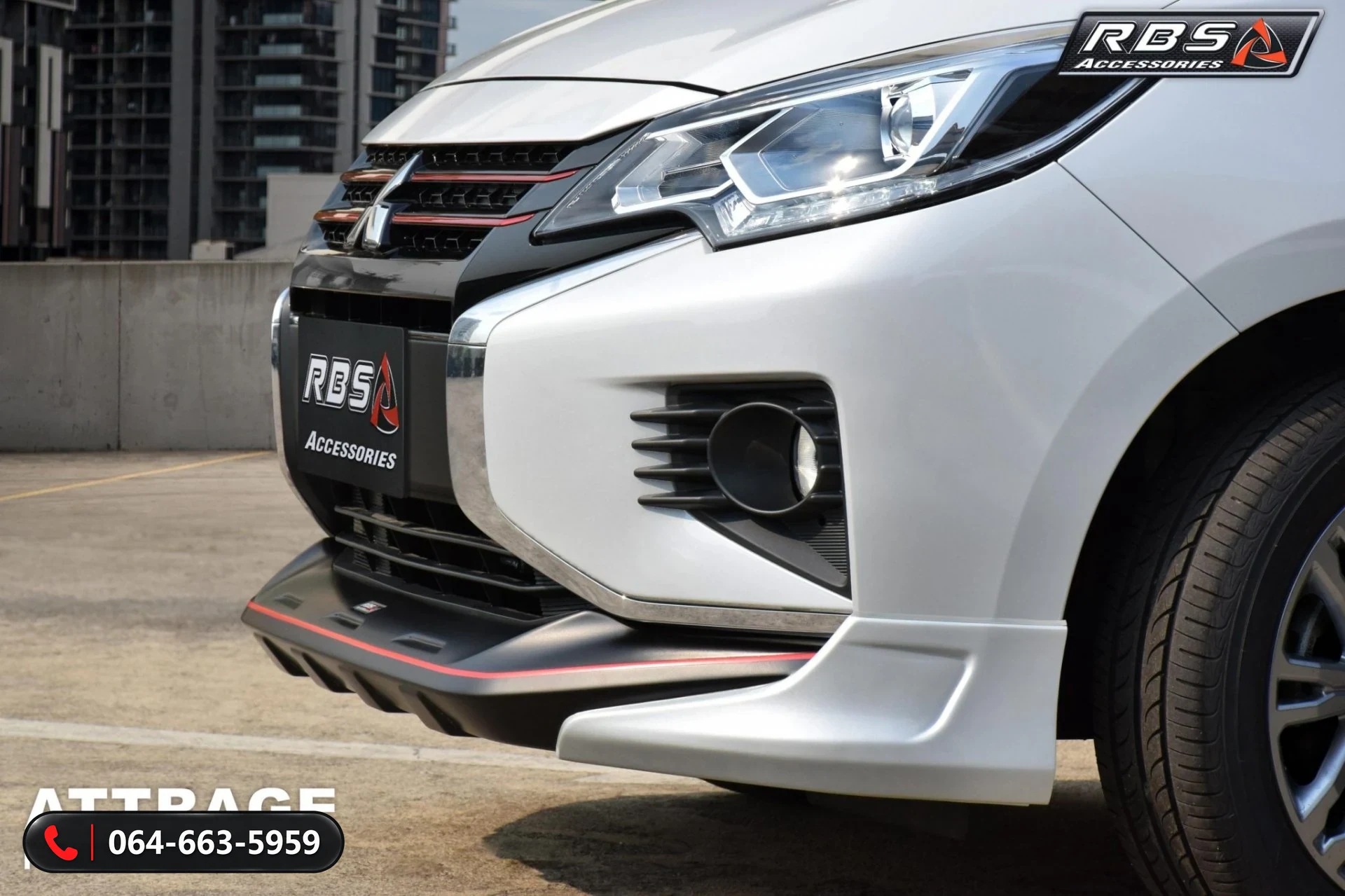 ชุดแต่งรอบคัน Mitsubishi Attrage 2020 IDEO Speed RBS
