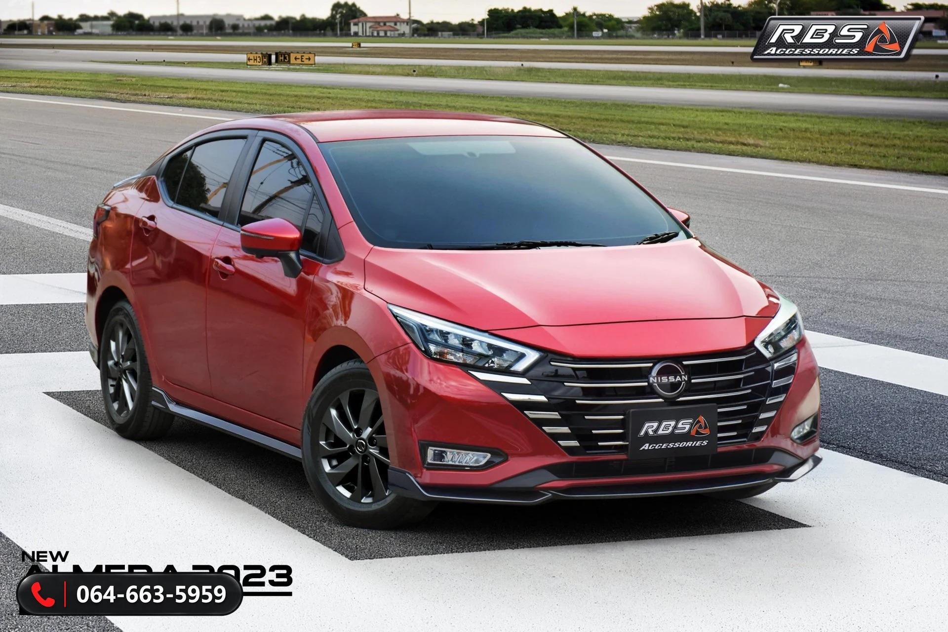 ชุดแต่งรอบคัน Nissan Almera 2023 Slim Series RBS