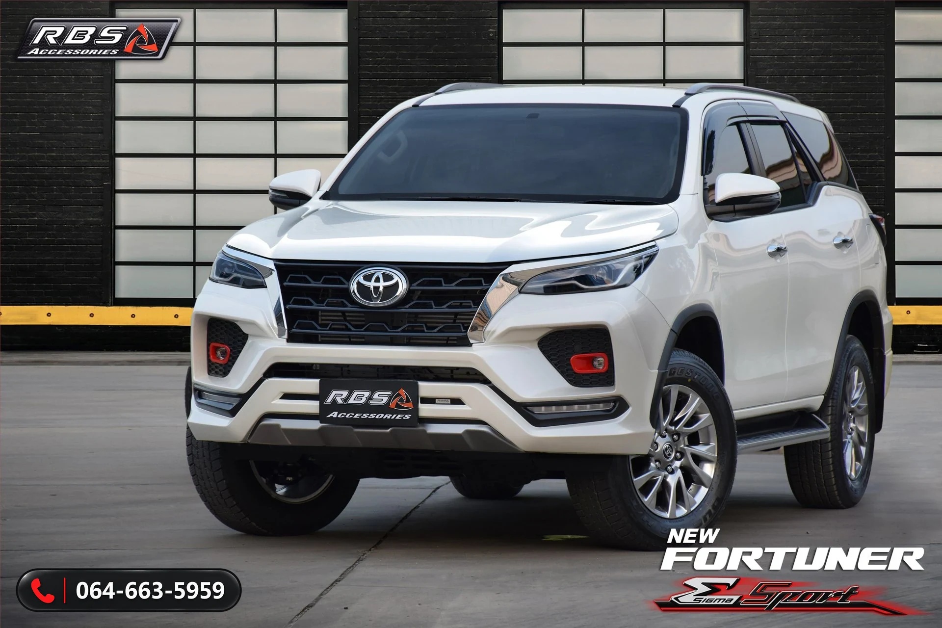 ชุดแต่งรอบคัน Toyota Fortuner 2020 รุ่นธรรมดา RBS