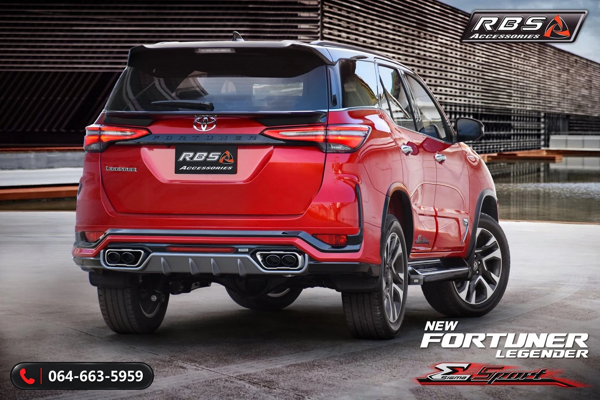 ชุดแต่งรอบคัน Toyota Fortuner 2020 Legender RBS