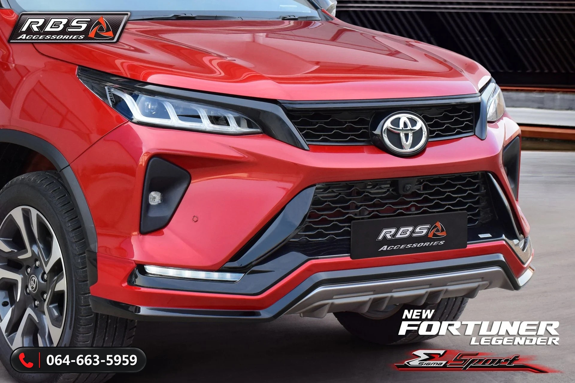 ชุดแต่งรอบคัน Toyota Fortuner 2020 Legender RBS