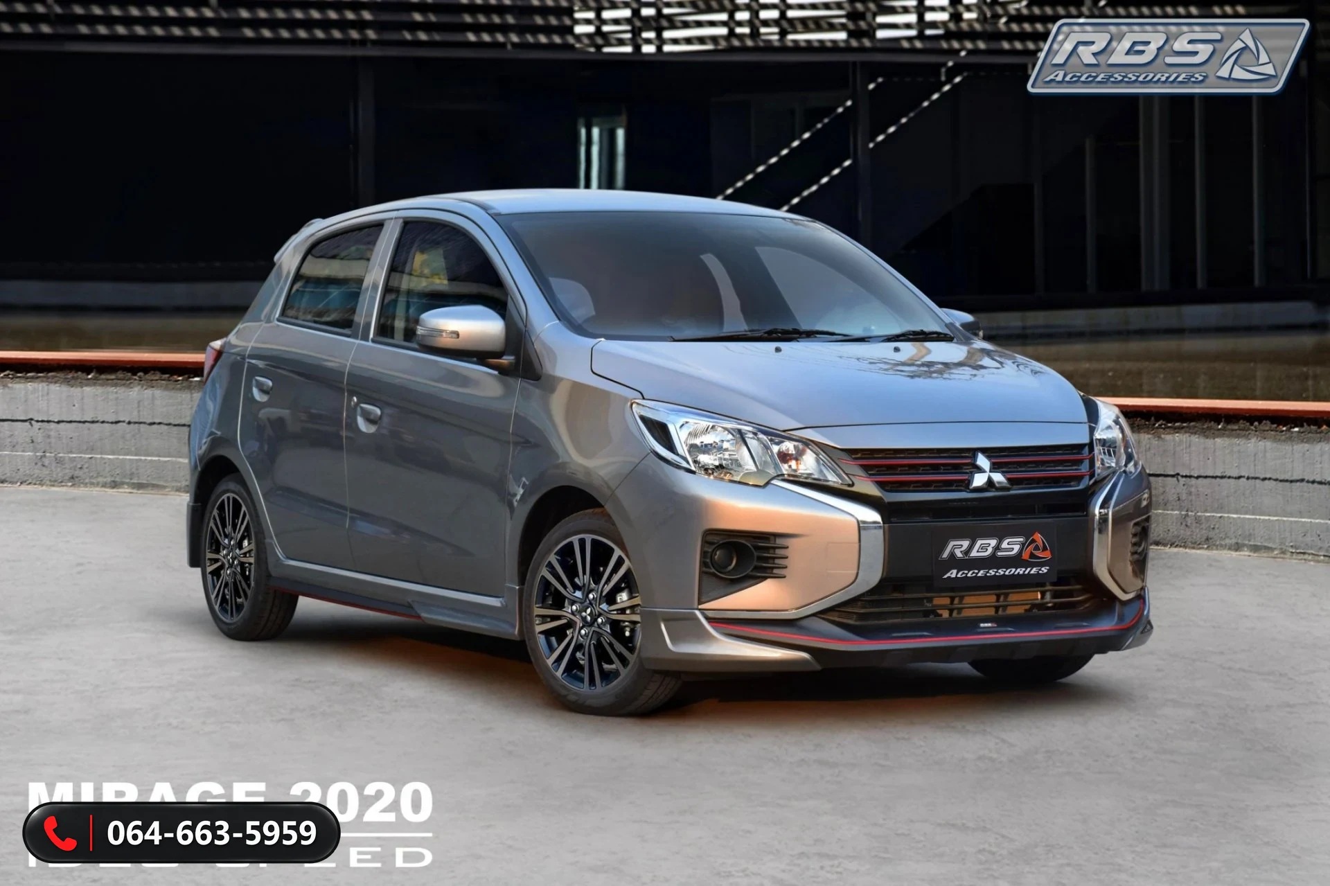 ชุดแต่งรอบคัน Mitsubishi Mirage 2020 IDEO Speed RBS