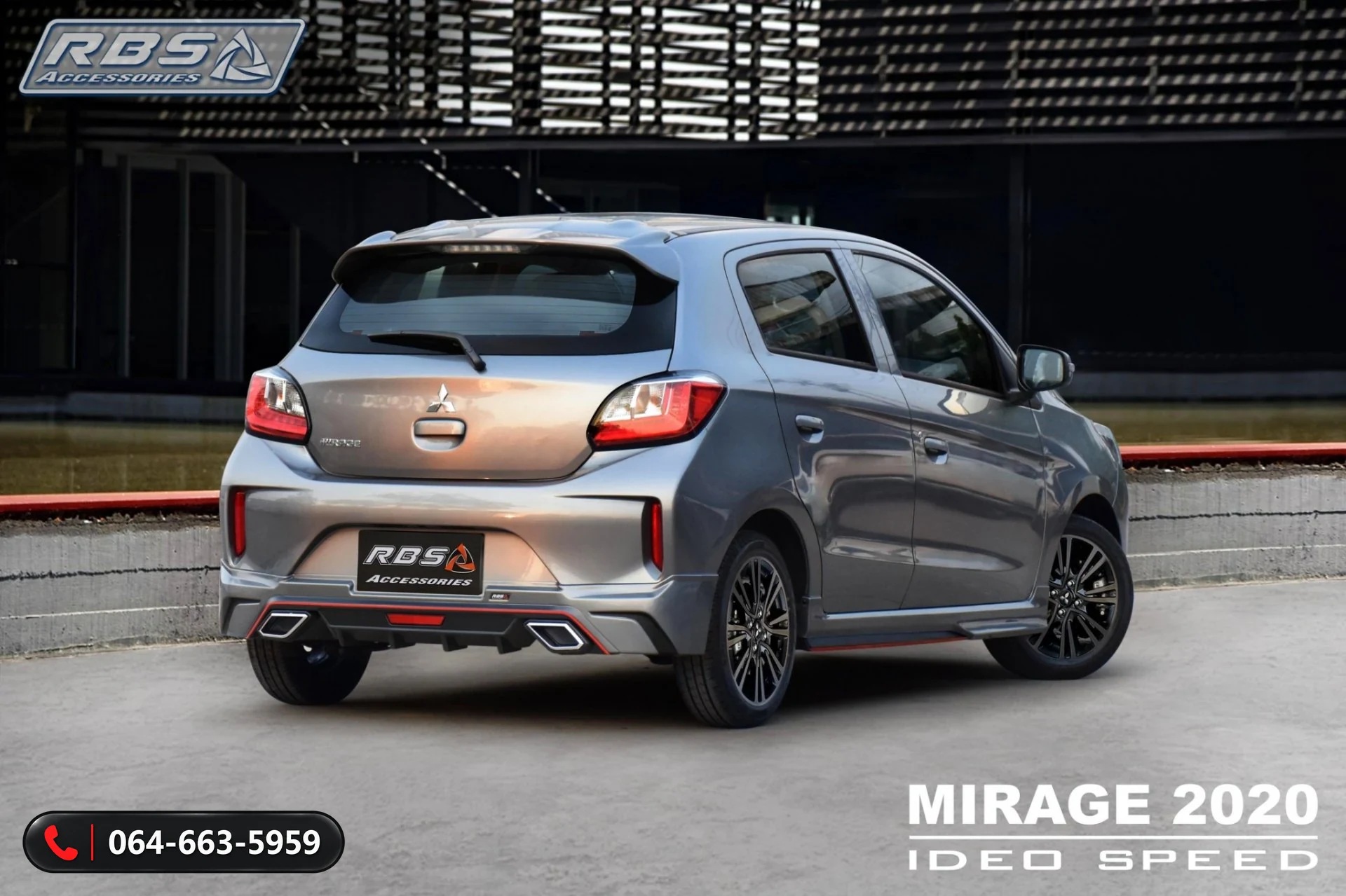 ชุดแต่งรอบคัน Mitsubishi Mirage 2020 IDEO Speed RBS