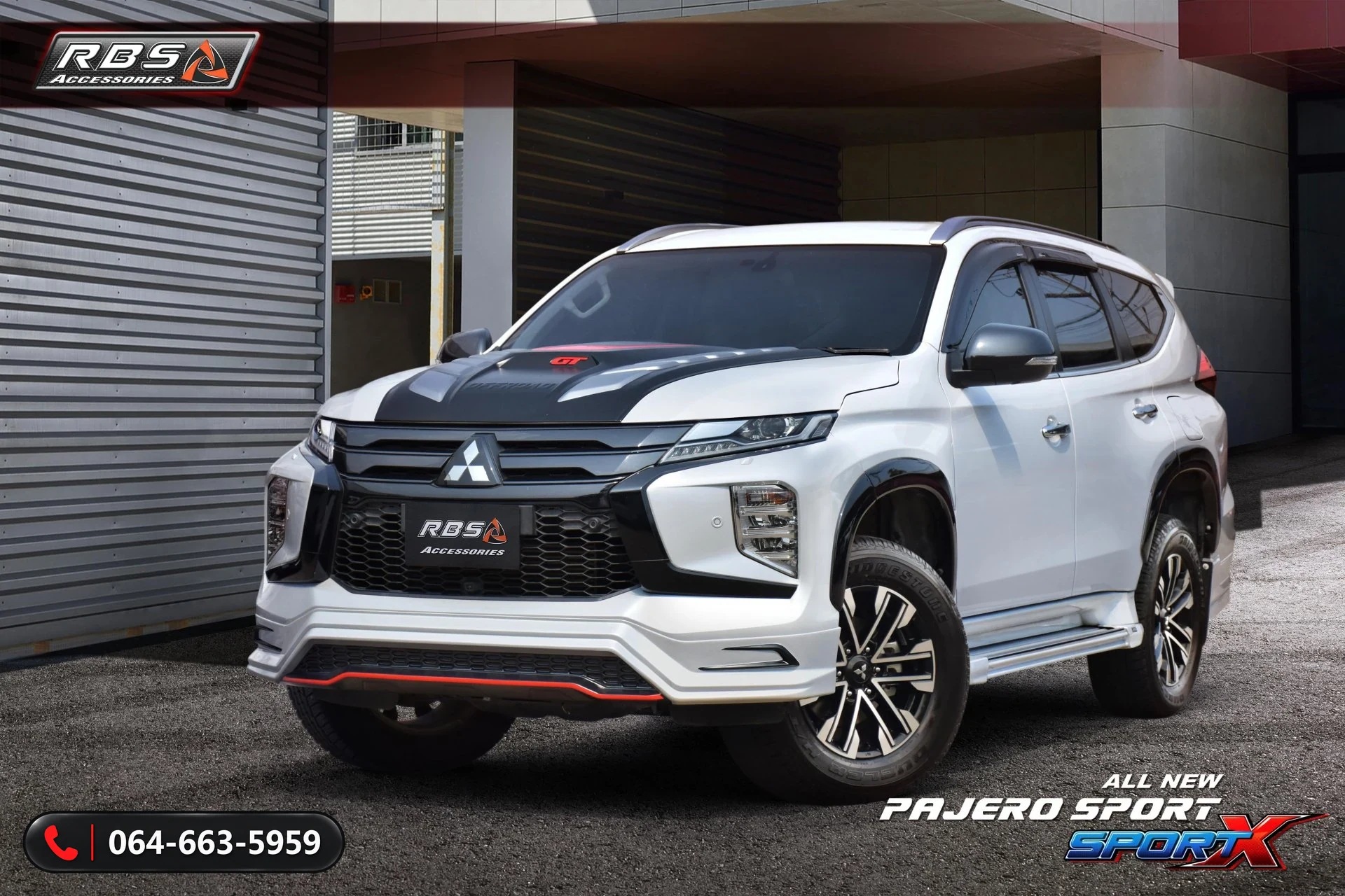 ชุดแต่งรอบคัน Mitsubishi Pajero Sport 2019 2020 SPORT-X RBS
