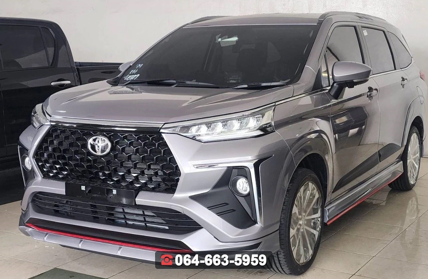 ชุดแต่งสเกิร์ต TOYOTA Veloz V.2 ท่อกลม RiderM