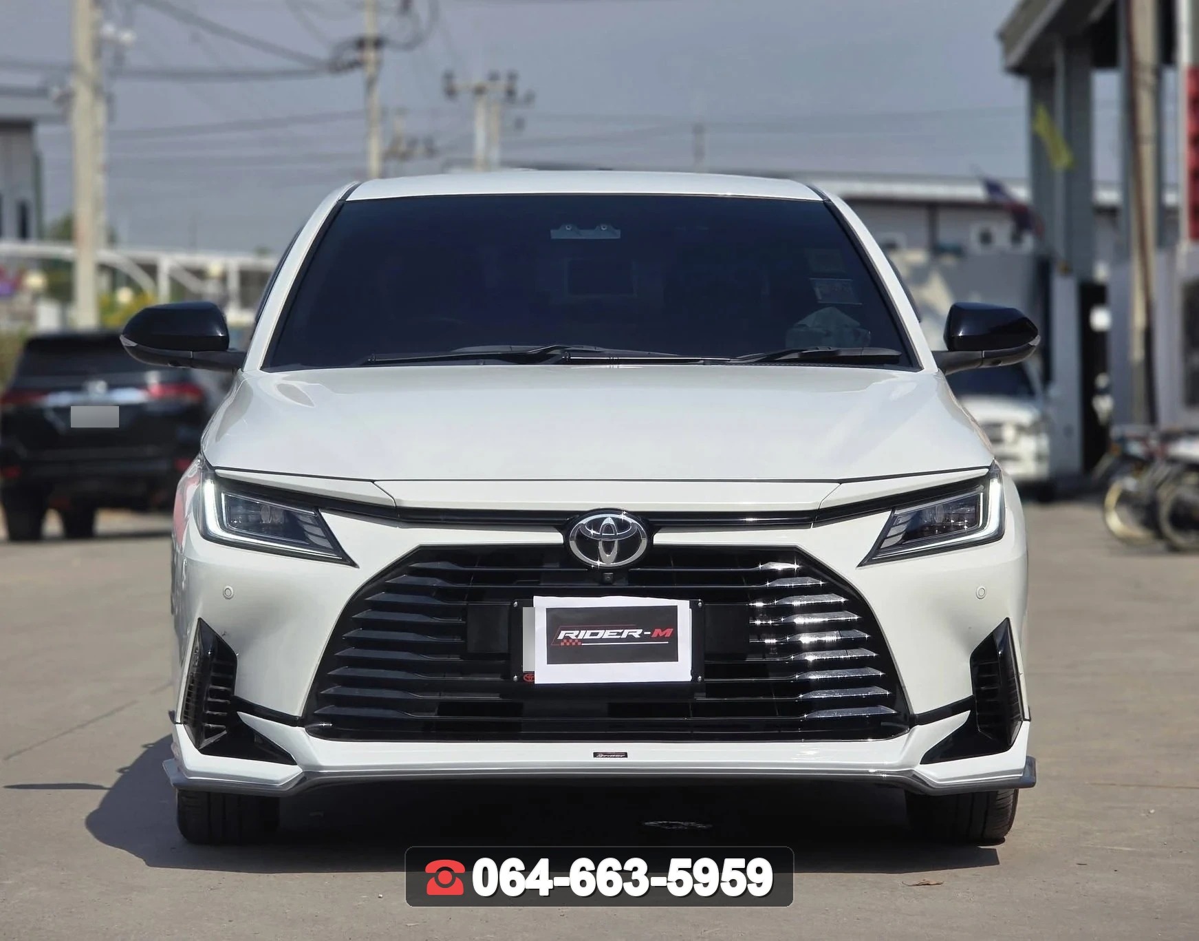 ชุดแต่งสเกิร์ต TOYOTA Yaris Ativ 2025 V.3 RiderM