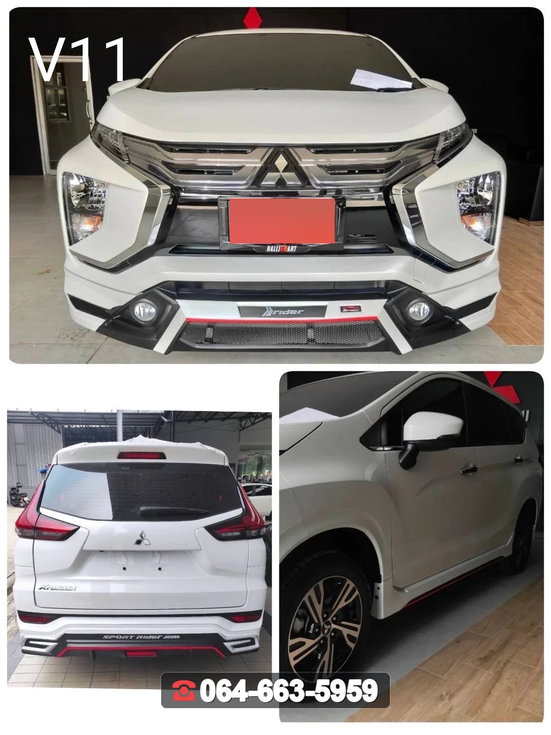 ชุดแต่งสเกิร์ต MITSUBISHI Xpander GT 2021 V.11 RiderM