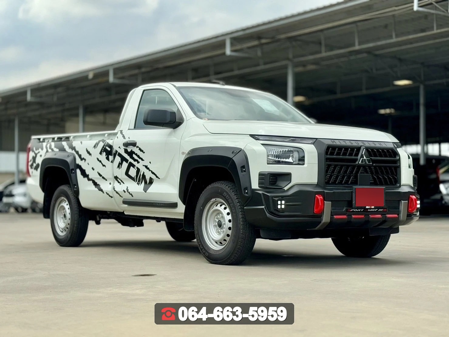 ชุดแต่งสเกิร์ต MITSUBISHI Triton 2023 รุ่น Single Cab RiderM