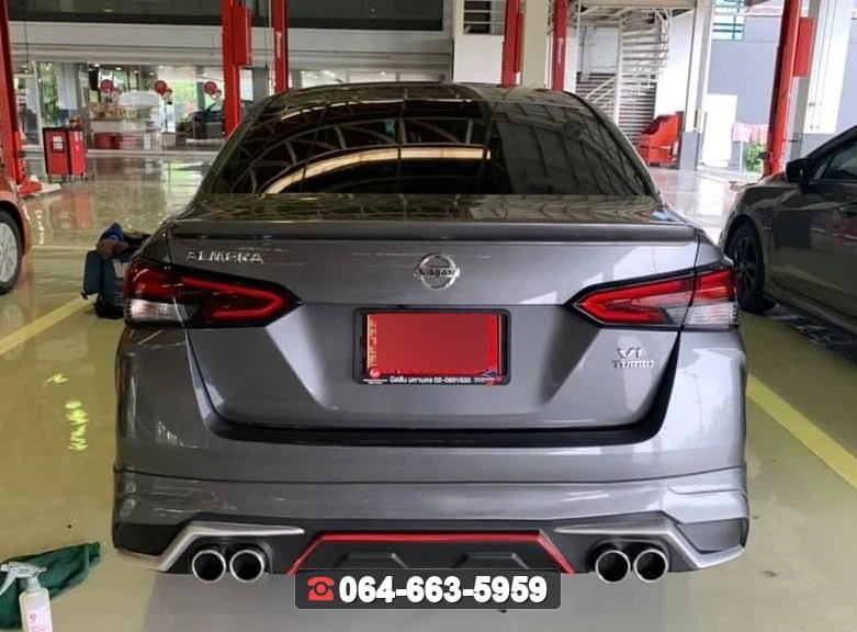 NISSAN สปอยเลอร์ Almera 2020 แนบ RiderM