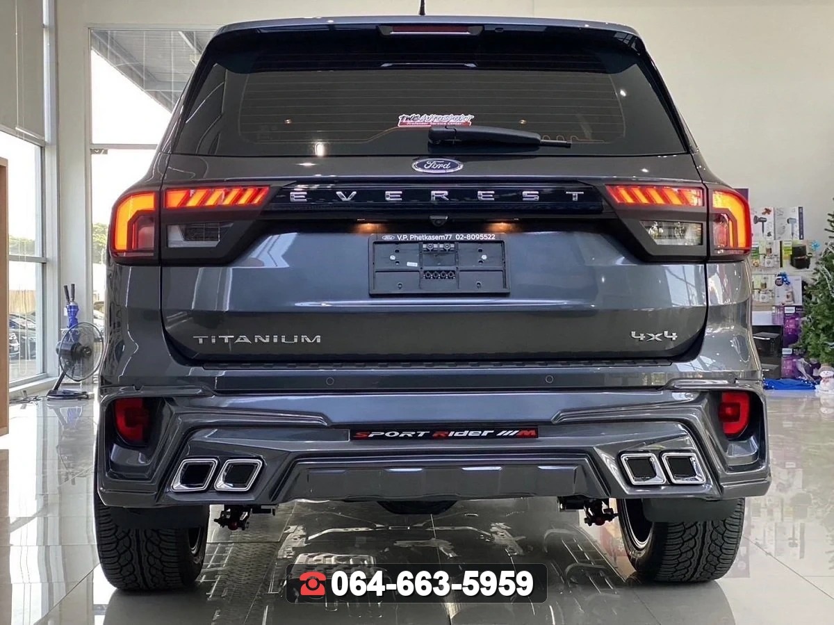 ชุดแต่งสเกิร์ต FORD Everest V.3.1 ท่อเหลี่ยม RiderM