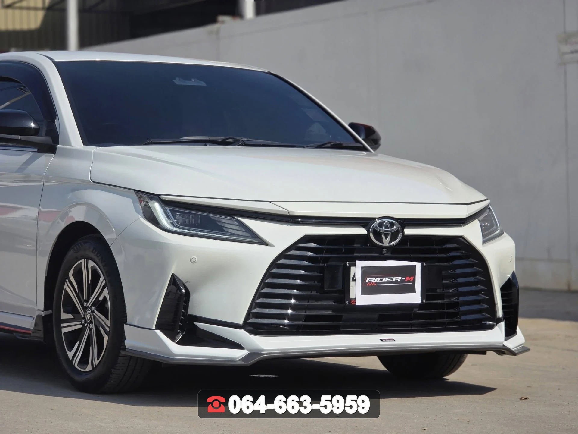 ชุดแต่งสเกิร์ต TOYOTA Yaris Ativ 2025 V.3 RiderM