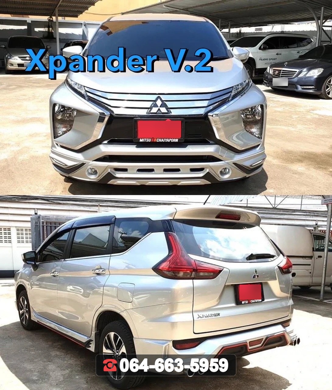 ชุดแต่งสเกิร์ต MITSUBISHI Xpander GT 2021 V.2 RiderM
